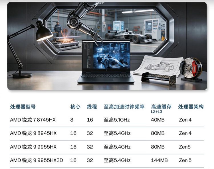 AMD锐龙9 9955HX3D参数